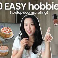 i'm bored but overstimulated | 10 low effort hobbies to get off your phone