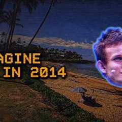 POV you're backpacking in Hawaii in 2014 on the day Vitalik Buterin introduces Ethereum