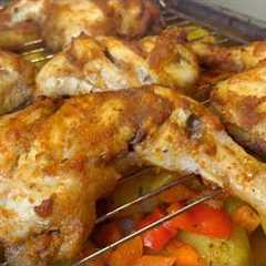 One Pan Baked Chicken with Potatoes & Vegetables | Easy Dinner