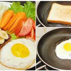 Healthy Breakfast Recipe in 5 Minutes | Egg Toast & Fresh Vegetables Breakfast 