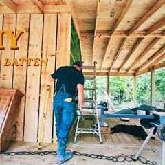 Building a simple off grid home for my family: DIY board and batten siding pt1