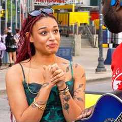 Shy Girl is TERRIFIED to Sing on the Street (UNTIL NOW)