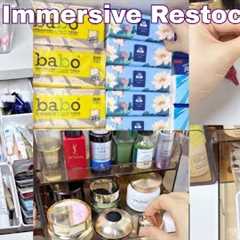 Enjoy Original Sound Immersive Skincare Restock Unboxing Haul ~ASMR Satisfying.#skincare #restock#yt