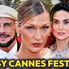 CANNES FESTIVAL DISASTER: BELLA HADID BROKE THE RULES, JOHN TRAVOLTA'S NEW FACE, DEMI MOORE IS DYING