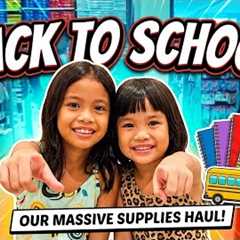 ​School supplies shopping checklist: Check! ✅ Ready at excited na sina Powee & Cai pumasok!