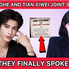Zhang linghe and Tian xiwei joint statement regarding their secret marriage rumors #zhanglinghe 