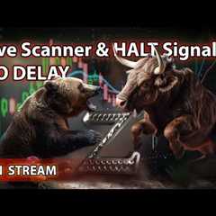 🌊Live Scanner and Day Trade Ideas, NO DELAY. Morning Gappers Momentum and Halt Scanner 06/09/2026