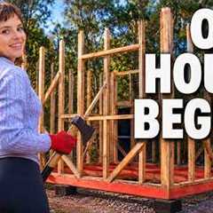 EP 8: WE BUILT OUR HOUSE FOUNDATION BY OURSELVES