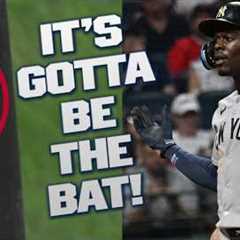 Jazz Chisholm Jr. LAUNCHES a go-ahead home run for the Yankees! 😮‍💨 (With Aaron Judge's bat! 😅)