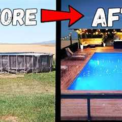 I turned a $500 pool into my DREAM pool