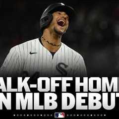 Braden Montgomery crushes a WALK-OFF HOME RUN in his MLB DEBUT for the Chicago White Sox! 🤯