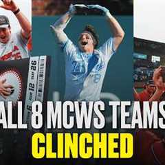 Every 2026 MCWS team's winning moment from baseball super regionals