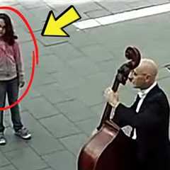 This street musician was ignored by everybody, but then a little girl changed everything let's see