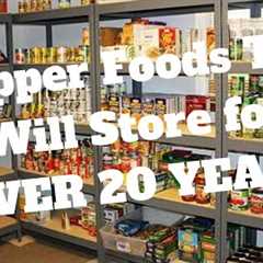 Prepper Foods That Will Store for OVER 20 YEARS - Food EVERYONE should be Stockpiling