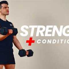 30 Min Full Body Dumbbell Workout | Strength & Conditioning (No Repeat)