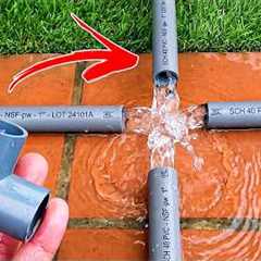 Why Didn’t I Know This Before 50? Genius Water Pipe Splitter Trick!