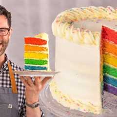 Easy Rainbow Cake Recipe