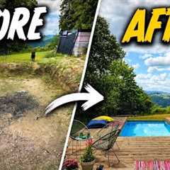 Our DIY LUXURY Infinity Pool is COMPLETE! All for UNDER 2000€
