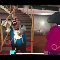 Scary Teacher 3D Try to Ruin Drop Ball Mechanism. SCRAPPY NEW YEAR
