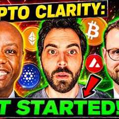 GIANT CRYPTO NEWS HAPPENING NOW! (Clarity Act Moves Forward)
