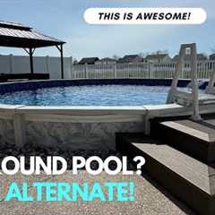 Doughboy above ground pool, ￼In ground😁.  Inground pool for cheap.