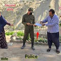 Shock to the evil second wife:Police presence and confirmation of filing divorce petition by husband