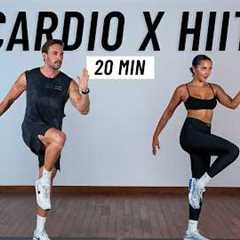 20 Min Fat Burning Cardio HIIT Workout at Home (No Equipment)
