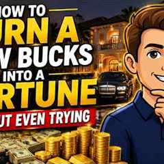 How To Turn A Few Bucks Into A Fortune (Passive Income Strategy for Beginners)