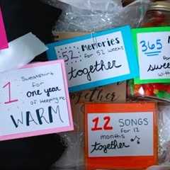 DIY ANNIVERSARY GIFT FOR HIM