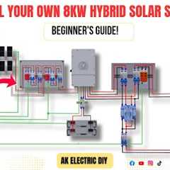 Install Your Own 8kW Hybrid Solar System! 🌞 Step-by-Step Guide for Complete Beginners [Save BIG]