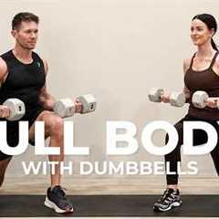 40 Min Full Body DUMBBELL HIIT Workout 🔥 Strength, Cardio & Abs