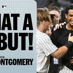 Full day of Braden Montgomery's DREAM DEBUT (Walk-off homer, first AB, first hit for White Sox!)