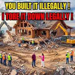 HOA Built A Luxury Cabin On My Land Without A Permit — I Demolished It The Day The Judge Signed Off