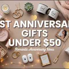 Best Anniversary Gifts Under $50 🎁 Affordable & Romantic Gift Ideas