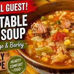 Old Family Veggie Beef Soup Recipe You're Gonna Love - The Hillbilly Kitchen #cooking #friends #fun