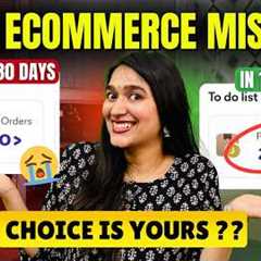 I Lost ₹2 Lakh — 30 Mistakes New Ecommerce Sellers Make 🤔 Fix These & Get 100+ Orders
