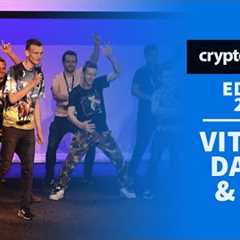 EDCON 2019 -  Vitalik and Ethereum Foundation dance and rap