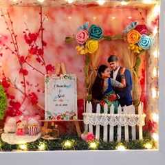 minature landscape shadow frame box |customised photo frame |diy gifts