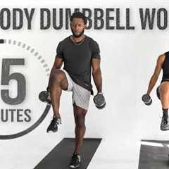 15 Minute Full Body Dumbbell Workout [Strength and Conditioning]