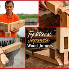 Japanese Wood Joinery Tutorial Compilation | Strong Woodworking Joints Without Glue