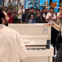 Supermarket SHOCKED by little girl's ADELE song performance 😮