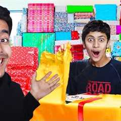 Surprising Brother with 100 Mystery Gifts!