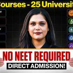 High-Paying Career Options Without NEET 2026! 🩺 Direct Admission & Scholarships!