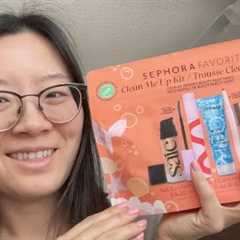 ASMR Sephora Sale Unboxing 💄💋 ~  Sephora Favorites Clean Beauty Kit ~ Restocking Skincare ~..