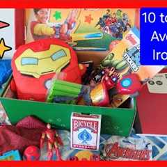 Operation Christmas Child - 10 to 14 Boy Avengers/Iron Man Unboxing!