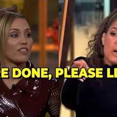Miley Cyrus Kicked Off The View After Fiery Exchange With Sunny Hostin
