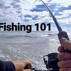 Beach Fishing Tutorial - Surf Fishing the Easiest Way Tips and 101