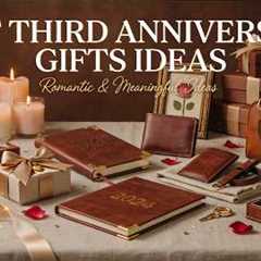 20 Best 3rd Anniversary Gift Ideas 🎁 Romantic, Meaningful & Traditional Gifts