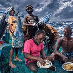 Amazing 🤩Catch in Rough Ocean | The Seventh Day We Are Stay in the Deep Sea Tuna Fishing 🐟