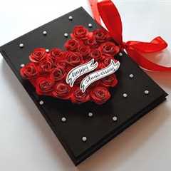 Beautiful Handmade Card for Anniversary | DIY Anniversary Card Idea | Special Card | Tutorial